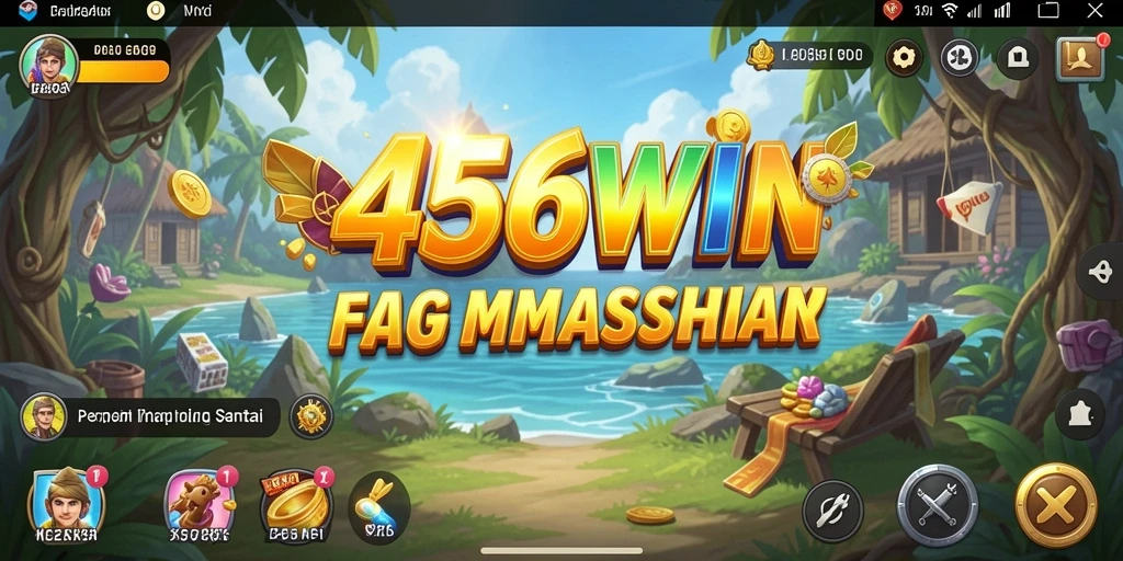 Tampilan gameplay 456WIN yang penuh warna dan menyenangkan.