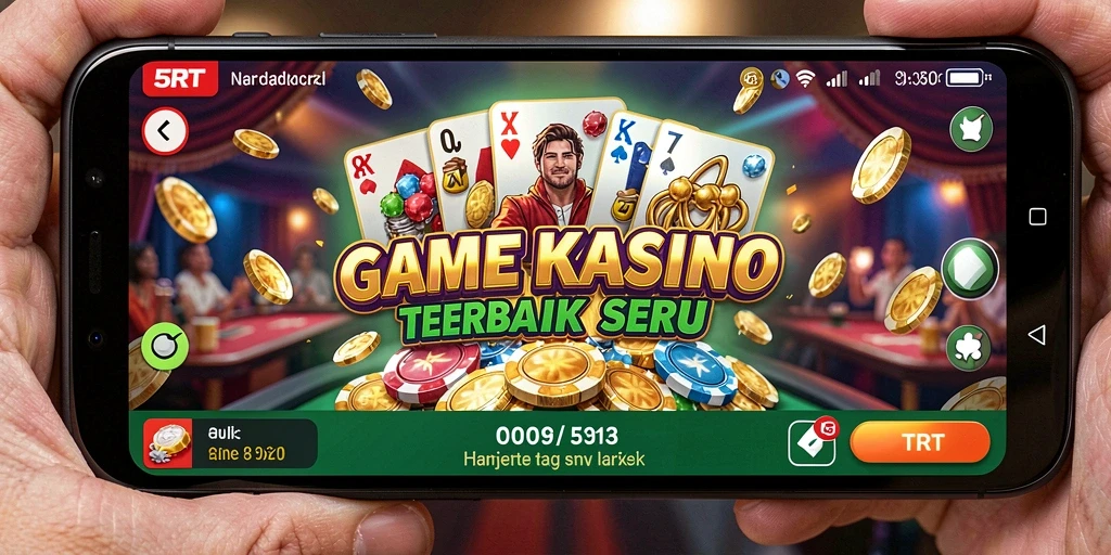 Screenshot gameplay 5RT menampilkan suasana kasino yang mendebarkan.