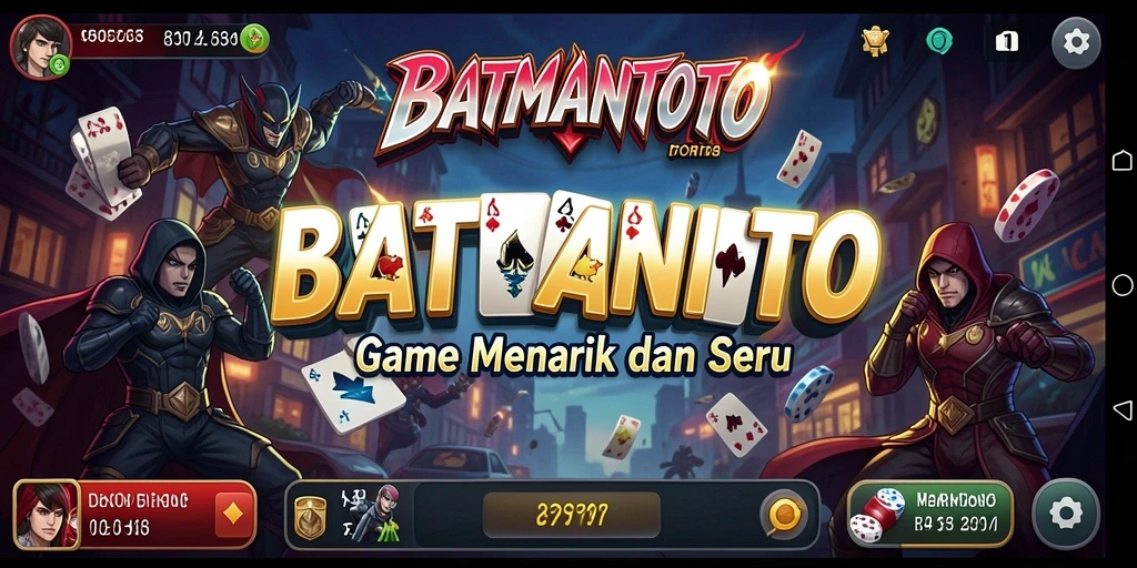Tampilan menarik dari gameplay Domino BATMANTOTO yang seru.