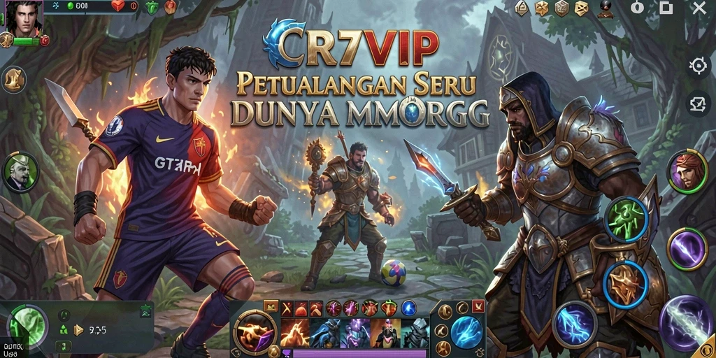 Tangkapan layar utama menunjukkan aksi pertempuran dalam <strong>CR7VIP</strong>.