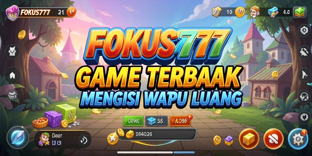 Tampilan gameplay menarik FOKUS777 dengan karakter unik.