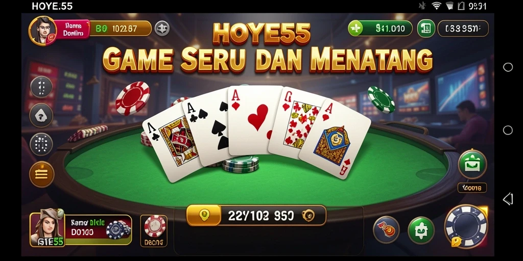 Tangkapan layar gameplay HOYE55 yang menarik dan seru.