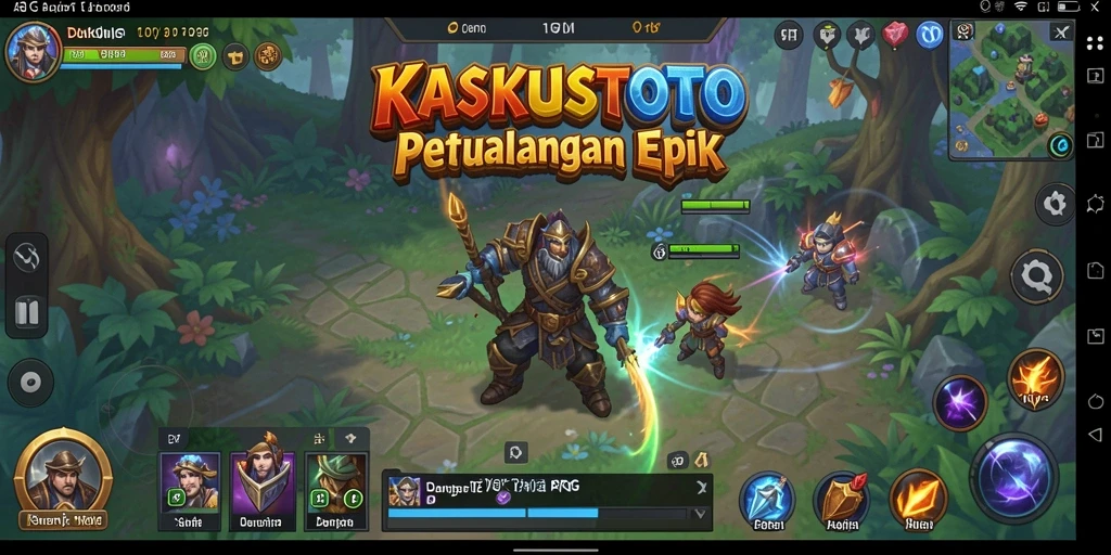 Tampilan gameplay KASKUSTOTO yang menegangkan dan mendebarkan.