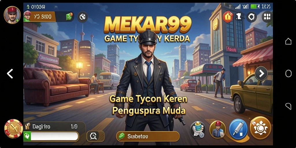 Tampilan gameplay menarik dari MEKAR99 dengan grafis yang memukau.