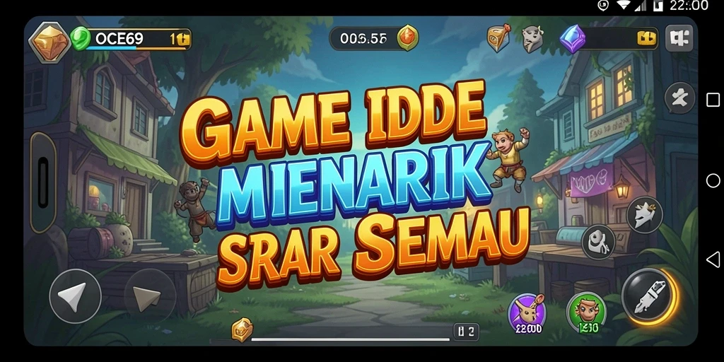 Screenshot utama OCE69 menampilkan gameplay Idle yang seru.