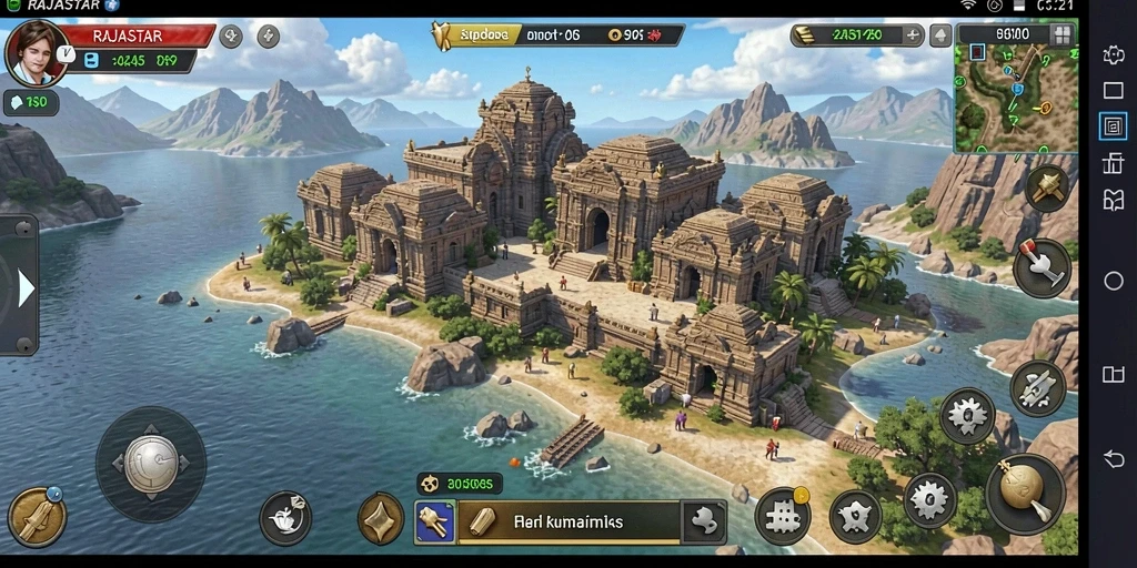 Tampilan menarik dari gameplay RAJASTAR yang memikat.