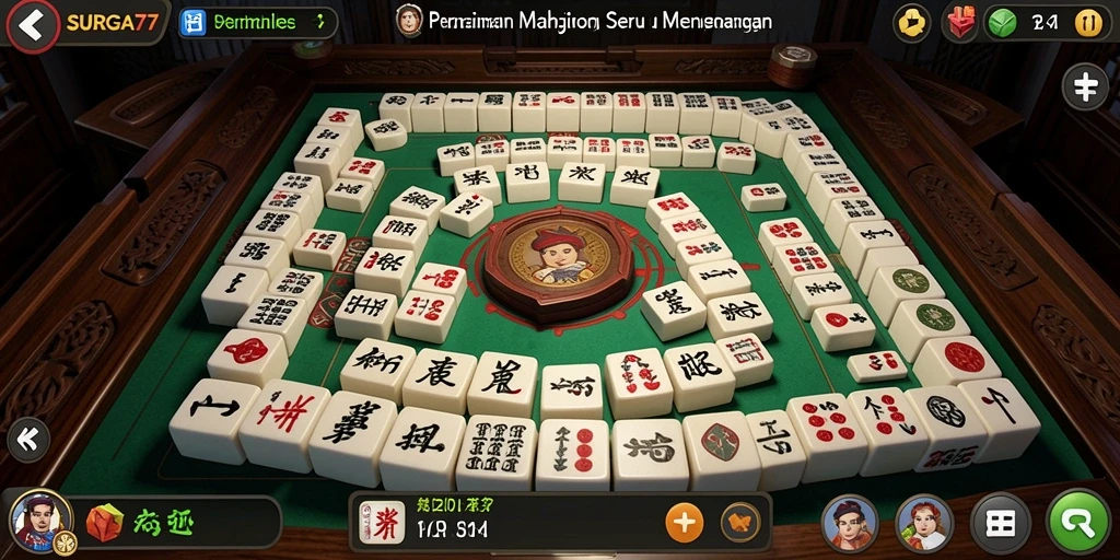 Screenshot gameplay menampilkan keseruan permainan Mahjong.