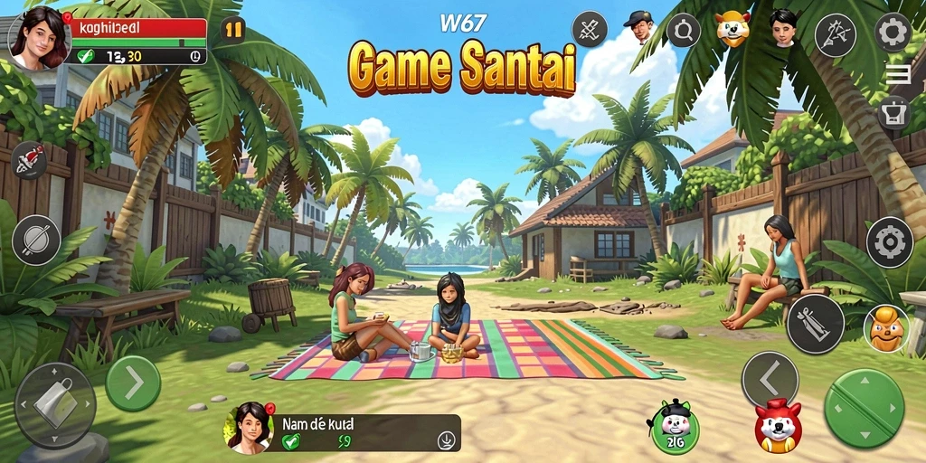Tampilan gameplay W67 yang menarik dan menghibur saat bermain Casual.