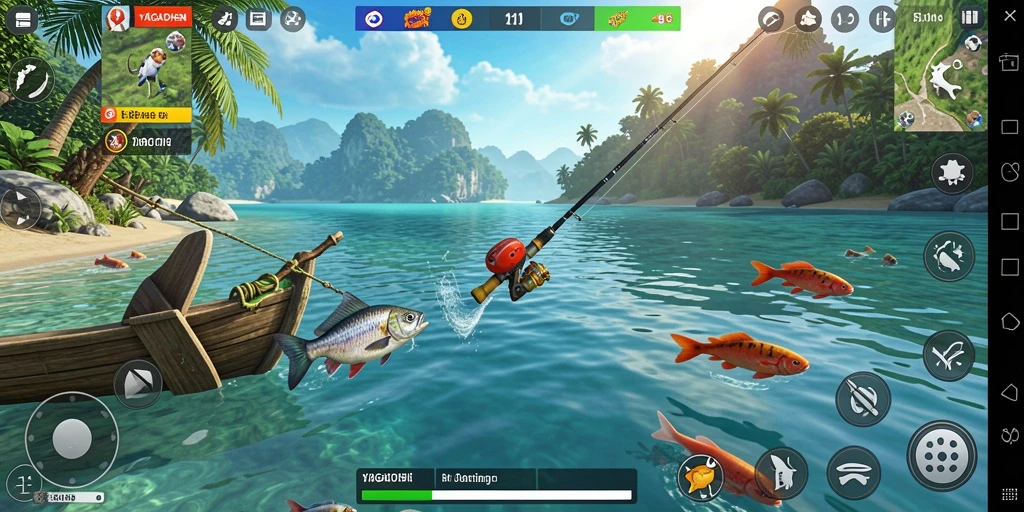 Tangkapan ikan yang spektakuler di YAGAOHEN dalam gameplay yang menantang.